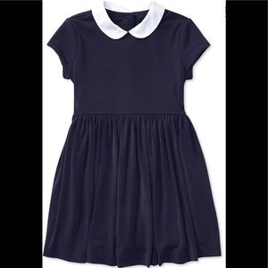 COPY - Polo Ralph Lauren Girls Crepe Fit & Flare Dress - Navy | Size 5T